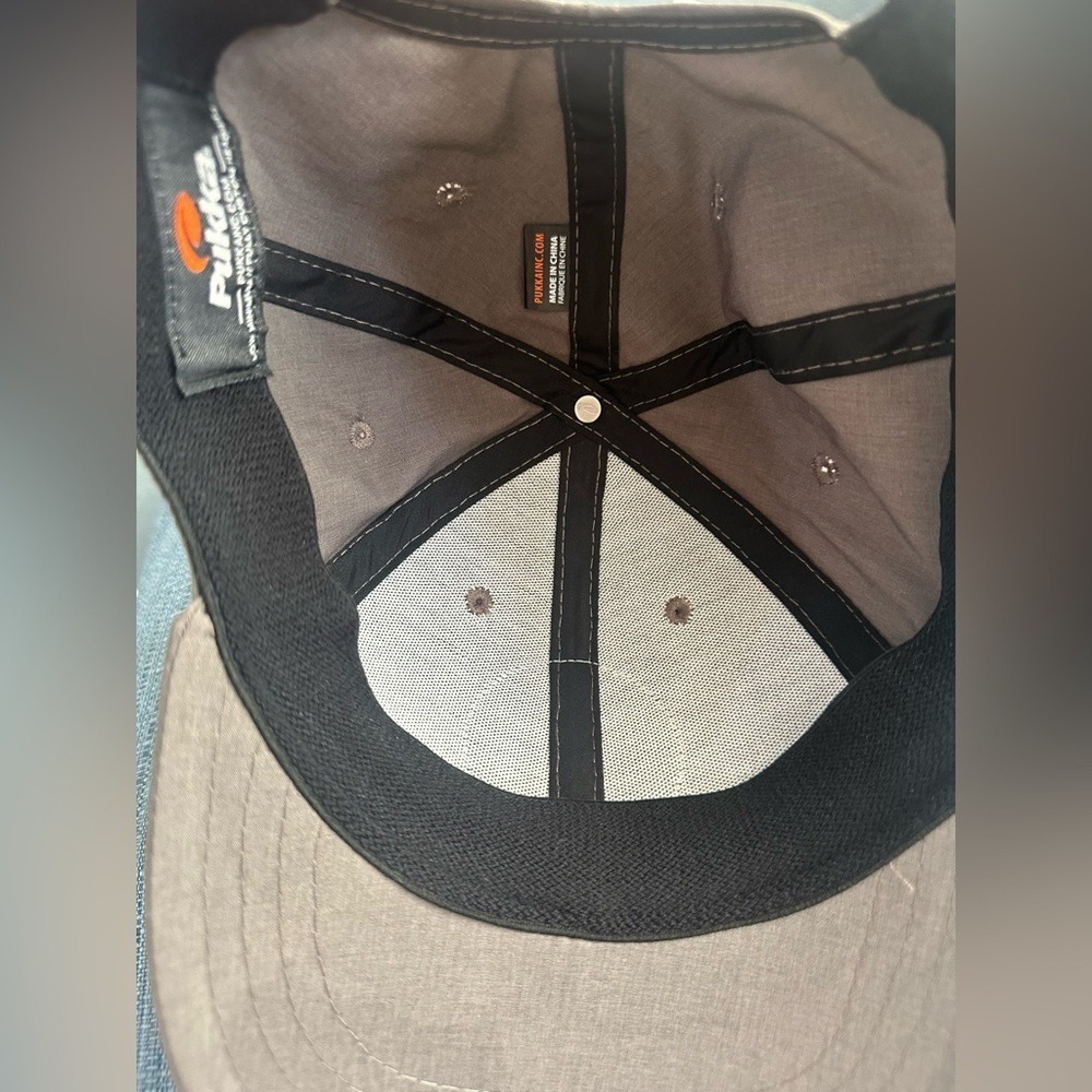 Pukka TriTech Tee It Up Fore Mental Health Golf Hat Gray Snapback SPF 30 Cap - Picture 7 of 15